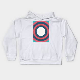 blue and red Kids Hoodie